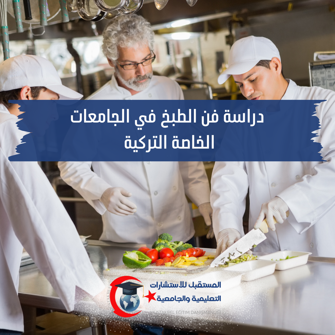دراسة فنون الطهي والطبخ في تركيا 2026–2027 | المواد والتدريب والعمل