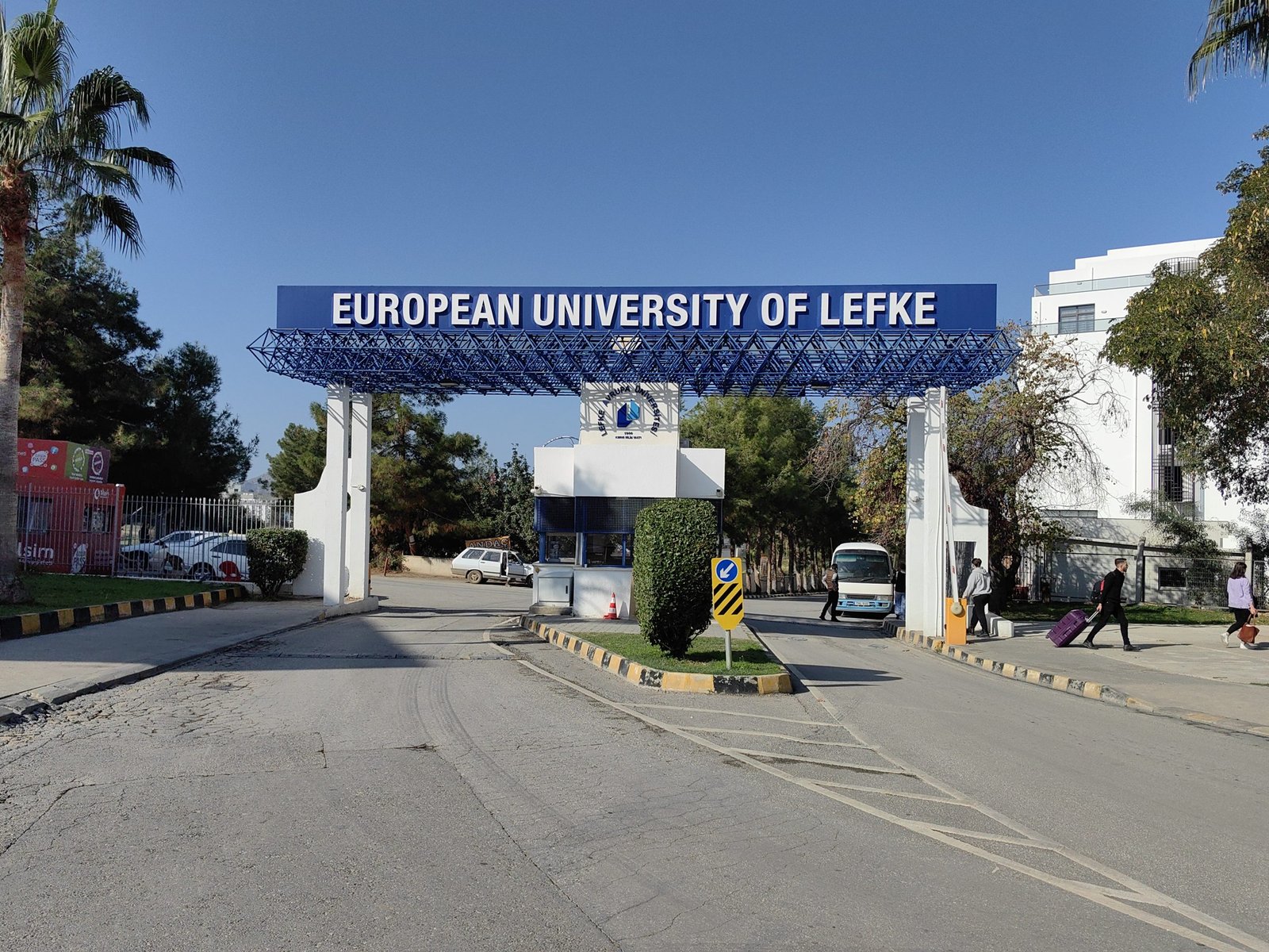 European University of Lefke Campus Entrance مدخل حرم جامعة ليفكه الأوروبية EUL